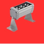 Resim MSV TEKNOLOJİ 10 cm 3 Watt Kırmızı Işık Wallwasher Duvar Boyama IP65 