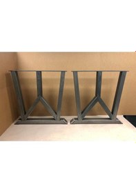 Resim Masa Ayağı 71 Cm Çalışma Masası Ayağı Metal Tasarım Ayak 