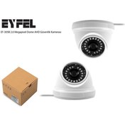 Resim Eyfel Ef-305B 2Mp Ahd Dome 3.6Mm Plastik Kasa Güvenlik Kamerası 