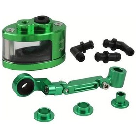 Resim Dream011 Yeşil Evrensel Motosiklet Fren Debriyaj Tankı Silindir Hidrolik Deposu Honda Yamaha Suzuki Kawasaki 