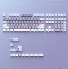Resim Renkli Keycaps Tuş Takımı Mekanik Klavye Tuş Takımı 