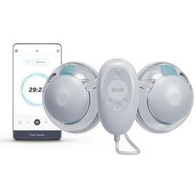 Resim Elvie Stride 2 Çift Elektrikli Göğüs Pompası Sessiz Taşınabilir 300 Mmhg Güçlü 