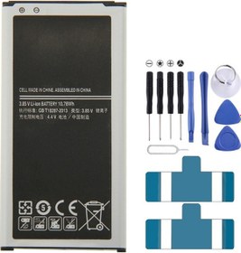 Resim Cbtx Galaxy Uyumlu S5 / G900 İçin 2800mah Şarj Edilebilir Li-ion Pil 