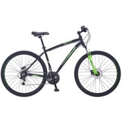 Resim Salcano City Explorer Hd 21 Vites Hidrolik Disk Fren 19" Gezi Şehir Bisikleti Siyah Yeşil 