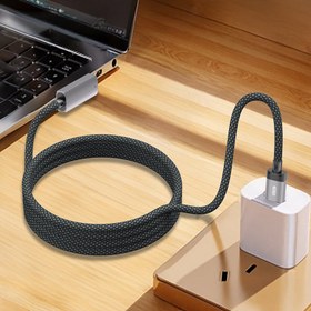 Resim Go Des GD-UC808 Type-C to M-safe Macbook Şarj Kablosu 140W 2 Metre - Gri 