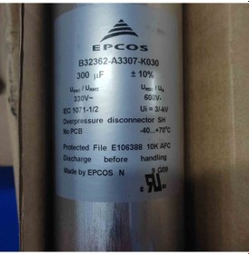 Resim B32362a3307k30 300mf 330vac Trimer Kondansatör 