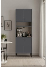 Resim Harmony Mini 4 Kapaklı Kahve Köşesi , Mutfak Stüdyosu Beyaz 