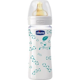 Resim Chicco Biberon 250 Ml - Kauçuk Emzik (Yeşil) 