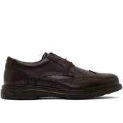 Resim Men's Brown Lace-Up Leather Casual Shoes Derimod