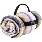 Resim Peluş Polar Televizyon Battaniyesi - Haki Ekose - Tv Battaniye - Acil Durum Battaniyesi - 200 180cm 001 