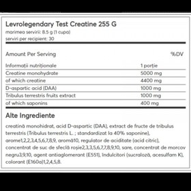 Resim Kevin Levrone LevroLegendary Test Creatine+Daa+Tribulus 255 g 