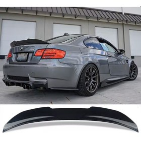 Resim Bmw E92 Psm Bagaj Üstü Spoiler Parlak Siyah Spoyler Plastik İthal 2006-2010 