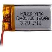 Resim POWER-XTRA Px401730 3.7v 150 Mah Li-polimer Pil (devreli/1.0a) 