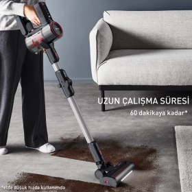 Resim Tefal TY6T88TR X-Force Flex 8.60 Max Animal Care 45 Air Watt Kablosuz Dikey Süpürge 