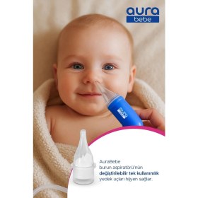 Resim Aura Bebe Bebek Burun Aspiratörü ve 10 Adet Yedek Uç 
