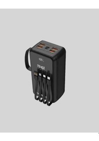 Resim Yüksek Kapasiteli Powerbank Hızlı Şarj Ve Kablosuz Destekli renkli 