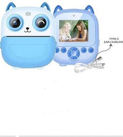 Resim Vothoon Dijital Video Fotoğraf App Destekli Çocuk Kamerası Termal Resim Kağıt Baskılı Yazıcı 