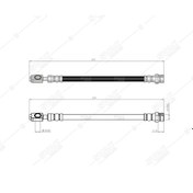 Resim SVAC 10-199 Fren Hortumu Arka Skoda Octavia II Seat Leon Cxxb Clha Cjsb Skoda 12-14 