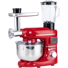 Resim Yasomi Sm 1504BML Beyaz LED Ekranlı Kıyma Çekme Aparatlı ve Blender Hamur Yoğurma Makinesi 1500W (Yasomi Türkiye Garantili ) 