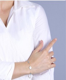 Resim Diamond Line - Gülaylar - Sarı Altın 14 Ayar Nazar Boncuğu Bilekl Standart N11.21801 Sarı Altın 