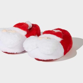 Resim Defacto Kız Çocuk Yılbaşı Temalı Düz Taban Panduf F1946A825WN 