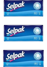 Resim Selpak Klasik Cep Mendil 10'lu 3 Paket 