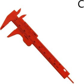 Resim Xiyu Shop C Stili Sıcak Satış Ini Manuel Ölçüm Plastik Sürgülü Sürmeli Kumpas Ölçer Ölçü Aleti Cetvel Mikrometre (Yurt Dışından) 