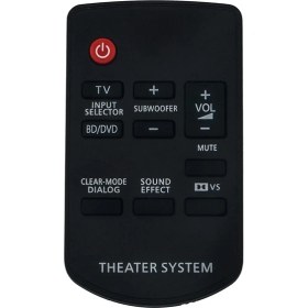 Resim Unfathomable Panasonic Theter Sistemi SC-HTB10 SC-HTB500 Uzaktan Kumandası Için Uzaktan Kumanda Yedek N2QAYC000027 (Yurt Dışından) 