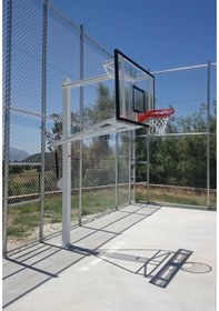 Resim Adelinspor Basketbol Potası Yükseklik Ayarlı 105x180 10 MM Cam 