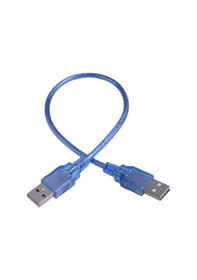 Resim 30cm - Usb 2.0 Erkek Erkek Kablo - Iki Ucu Usb Kısa Kablo 