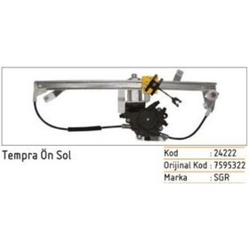 Resim SGR 24222 Cam Krikosu Ön Sol Tempra Tipo Motorlu 