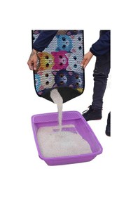 Resim Aktunç Elekli Tuvalet Desenli Önü Kedi Kumu Paspası 60x120 Cm Desen 10 