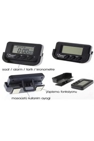 Resim Epilons Ev Ve Araç Tipi Dijital Saat Kronometreli Alarmlı Pilli Saat 