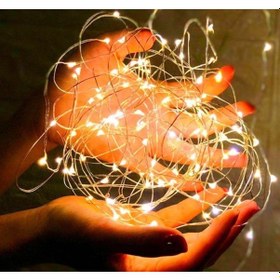 Resim PİLLİ 3 METRE GÜN IŞIĞI PİLLİ LED IŞIK GÜN IŞIĞI LED IŞIK YILBAŞI AĞACI IŞIĞI WARM LİGHT CHRİSTMAS LED 