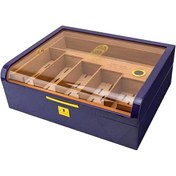 Resim Lubinski Gastro Camlı Humidor Puro Kutusu Mor Lake 200s 