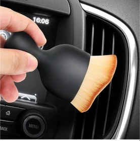 Resim Xindoker 2'li Otomobil İç Döşeme Temizlik Aleti Seti - Yumuşak Tüylü Detay Fırça, Klima Ve Konsol Temizleyici, Korumalı Kapağı İle 