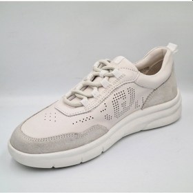 Resim Greyder 34590 Kirli Beyaz Hakiki Deri Kadın Günlük Casual Sneaker Kirli Beyaz 