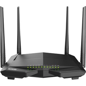 Resim Tenda V12 AC1200 Mbps Dual Band Kablosuz 4 x Gigabit Port VDSL/ADSL Modem Router 