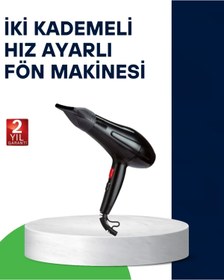 Resim shopwave 2200W Saç Kurutma Makinesi Soğuk ve Sıcak Üfleme Fonksiyonlu 