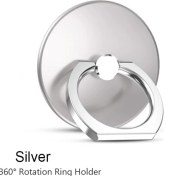 Resim GongtuShop Yuan-Gümüş Tarzı Evrensel Parmak Yüzük Cep Telefonu Soketi Akıllı Telefon Tutucu Cep Akıllı Yuvarlak Telefon Yüzüğü iPhone 7 Için Sevimli Kedi Tutucu Montaj Standı (Yurt Dışından) 