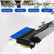 Resim Dancemonkey Araç Kar Kazıyıcı - Uzatılabilir Alüminyum Fırça - 64-92cm Boyu Ayarlanabilir 