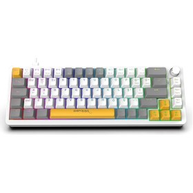 Resim Inca IKG-457 Empousa Red Swıtch Rgb Kablolu Mekanık Gamıng Klavye-Beyaz 