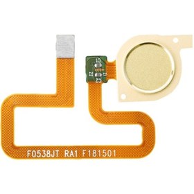 Resim Huawei Uyumlu Y7 Prime 2018 Home Parmak Okuyucu Filmi Flex Gold 