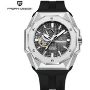 Resim Pagani Design Pd-ys010 Erkek Otomatik Saat 50mm Japonya Nh39 Mekanik Hareket Safir Cam 100m Su Geçirmez Kol Saati Siyah 