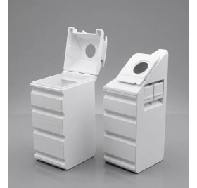 Resim Karahan 3D Roborock Q Revo L/l Pro Uyumlu Boşaltılabilir Yeniden Kullanılabilir Robot Süpürge Toz Haznesi 