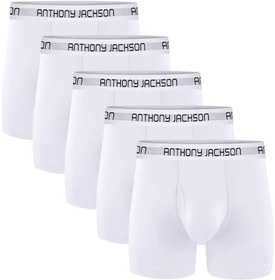 Resim Anthony Jackson Likralı 5'li Kutu Premium Uzun Paçalı Erkek Boxer ShadowLine 