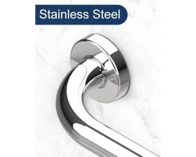 Resim Karokstore Yaşlı, Bedensel Engelli Tutunma Barı, Hasta Tutunma Barı, Küvet Tutamağı, Krom Kaplama (40CM) 