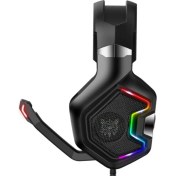 Resim MobaxAksesuar Rgb Işıklı Oyuncu Kulaklığı Kulaküstü Onikuma K10 Pro Rgb 3.5mm 