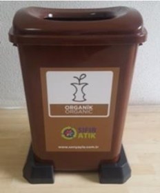 Resim Sıfır Atık Geri Dönüşüm Atık Kovası Organik Atık Kovası 50 Lt 