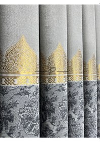 Resim Fon Perde Pano Fonluk Nilo Desen - Açık Taş-gold-gri Çok Renkli 